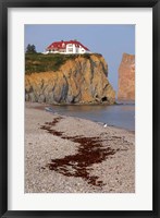 Quebec Beach Cliffs Fine Art Print