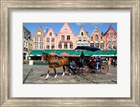 Medieval Market Square, Belgium Fine Art Print