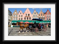 Medieval Market Square, Belgium Fine Art Print
