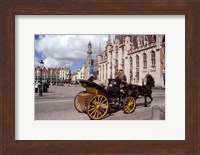 Horsedrawn Carriage Ride, Belgium Fine Art Print