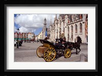 Horsedrawn Carriage Ride, Belgium Fine Art Print
