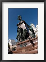 Statue of Emperor Alexander II Fine Art Print