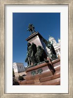 Statue of Emperor Alexander II Fine Art Print