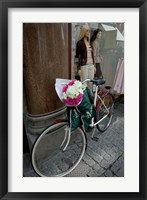 Bicycle Parked in Copenhagen, Denmark Fine Art Print
