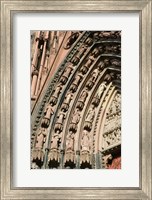 Details of the East Facade, Cathedrale Notre Dame Fine Art Print