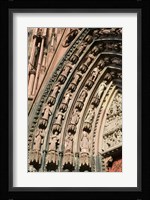 Details of the East Facade, Cathedrale Notre Dame Fine Art Print