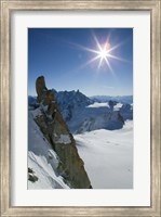 Winter View of The French Alps Fine Art Print