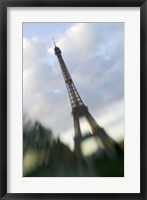 Winter View of the Eiffel Tower Fine Art Print