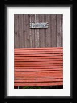 Covehead Bay Liars' Bench Fine Art Print