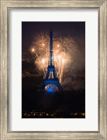 Fireworks at the Eiffel Tower Fine Art Print