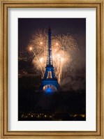 Fireworks at the Eiffel Tower Fine Art Print