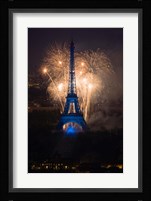 Fireworks at the Eiffel Tower Fine Art Print