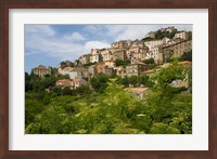 Village of Pieve, Corsica, France Fine Art Print