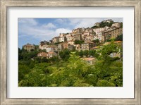 Village of Pieve, Corsica, France Fine Art Print