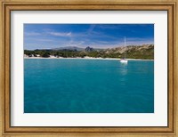 Corsica Sailboat at Saleccio Beach Fine Art Print