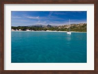 Corsica Sailboat at Saleccio Beach Fine Art Print