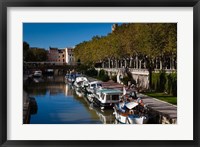 Canal de la Robine by the Cours Mirabeau Fine Art Print