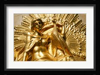 Golden Statuary, Commerz Bank in Leipzig Fine Art Print