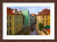 Historical Buildings and Canal, Czech Republic Fine Art Print
