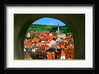 Cityscape of Cesky Krumlov, Czech Republic Fine Art Print