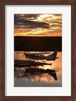 Plane on Whitefish Lake Fine Art Print