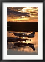 Plane on Whitefish Lake Fine Art Print