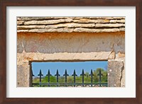 Gate and Key Stone Carved with Montrachet Fine Art Print
