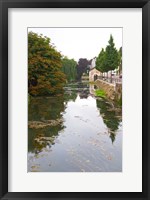 River Serein Flowing Through Chablis in Bourgogne, France Fine Art Print