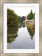 River Serein Flowing Through Chablis in Bourgogne, France Fine Art Print