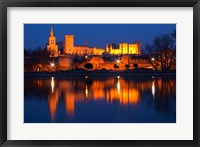 Pope's Palace in Avignon and the Rhone River Fine Art Print