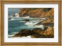 Coastline of Golfe de Porto, Porto, Corsica, France Fine Art Print