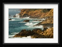 Coastline of Golfe de Porto, Porto, Corsica, France Fine Art Print