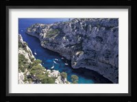 Limestone Cliffs,Provence, France Fine Art Print