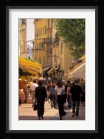 Rue de Republique, Menton, Cote D'Azure, France Fine Art Print