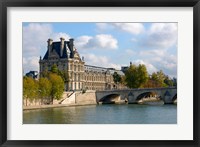 Pont Royal and the Louvre Museum Fine Art Print