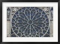 South Rose Window of Notre-Dame, Paris, France Fine Art Print
