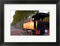 Train Display along Riverbank Fine Art Print