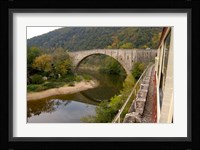 The Bridge at Douce Plage, Rhone-Alps, France Fine Art Print