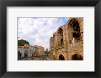 Roman Amphitheatre and Shops, Provence, France Fine Art Print