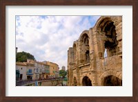 Roman Amphitheatre and Shops, Provence, France Fine Art Print