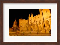 Papal Palace at Night, Avignon Fine Art Print