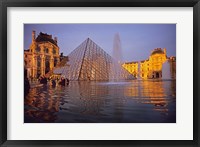 Louvre Pyramid, Paris, France Fine Art Print