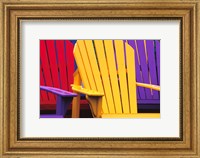 Colorful Adirondack Chairs Fine Art Print