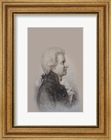 Mozart Drawing Fine Art Print