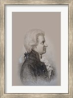 Mozart Drawing Fine Art Print