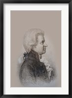 Mozart Drawing Fine Art Print