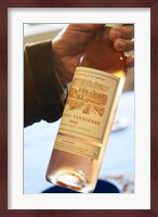 Bottle of Rose Wine, Chateau Vannieres Fine Art Print