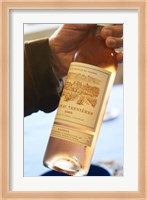 Bottle of Rose Wine, Chateau Vannieres Fine Art Print