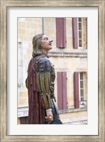 Statue of Cyrano de Bergerac, Dordogne, France Fine Art Print