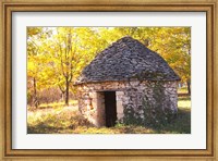 Country Hut of Stone (Borie),  France Fine Art Print